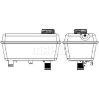 MAHLE ORIGINAL Ausgleichsbehälter, Kühlmittel CRT 27 000S