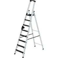 Günzburger Munk Stufen-Stehleiter 250 kg einseitig begehbar mit clip-step R13 - 042708