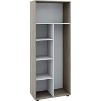 VCM Mehrzweckschrank "Holz Besenschrank Staubsauger Putzschrank Vandol", braun (sonoma, eiche), B:70cm T:40cm, Obermaterial: 100% Holz Wood., Schränke, Mehrzweckschrank
