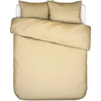 Essenza Minte Yellow straw Bettwäsche 2p set 200x200+2 Kissenbezüge