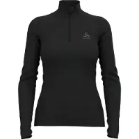 Odlo Unterhemd Bl Top Turtle Neck L/S Half Zip Merino 2 Damen Black-L