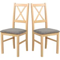 LeafDesign Esszimmerstühle Holz - Stuhl Buche Massiv - Stühle Esszimmer 2er Set - Holzstuhl - Esstischstühle - Küchenstühle 2er Set NILO 10 grandson