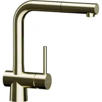 Schock Laios Küchenarmatur mit Brause - Weißgold