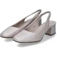 Caprice Damen Pumps/ Slingpumps Beige Glattleder Größe: 36