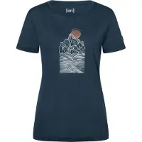 Super.natural - Women's Preikestolen Cliffs Tee - Merinoshirt Gr S blau