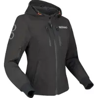 Bering Kerby Damen Motorrad Textiljacke, schwarz, 36