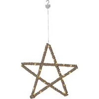 Star Trading LED-Lichterkette "Jutta", 10-tlg., Juteseil