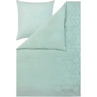 Estella Feinflanell Bettwäsche Andriano mint 135x200 cm + 80x80 cm