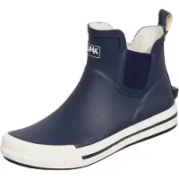 Saliha Damen-Halbstiefel Momo dunkelblau/weiß Gr. 36