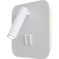 Maytoni Ios 176 LED Wandleuchte, Wandlampe 9W Weiss Warmweiss