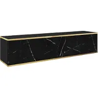3Xeliving Hängender TV-Schrank, Modernes Design, B 135 cm