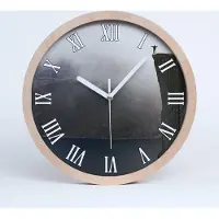 Tulup Holzuhr 30fi cm wanduhr - weiße Spitzen - Norwegian Klippe