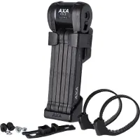 Axa Faltschloss Fold Ultra 90cm, Ø8mm, schwarz