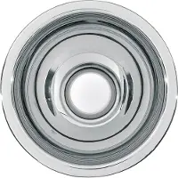 Kwc Rundbecken, RONDO, Edelstahl, 233x107 mm, ohne Überlauf, Seidenmatt