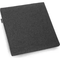 Kettler Herlag Sunny Hockerauflage 48x48x4 cm – wetterfest, wasserfest & UV-beständig – waschbarer Bezug mit Reißverschluss – Anthrazit
