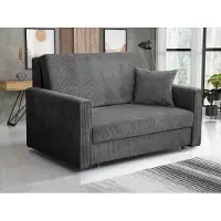 Mirjan 24 Schlafsofa Sofa Viva Bis Premium II mit Schlaffunktion und Bettkasten, Polstercouch, Stilvoll Polstersofa vom Hersteller (Farbe: Poso 22)