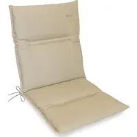 Kettler Herlag Niedriglehner-Auflage Greta 100x50x7cm Natur, Green-Line: Bezug aus 100% recyceltem Polyester, Sitzauflage mit Fleck- & UV-Schutz