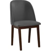 Mirjan 24 Stuhl Monti I, Esszimmerstuhl aus Buchenholz, 45x45x83 cm (Holzfarbe: Nuss, Stofffarbe: Kronos 22)
