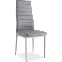 Feldmann-Wohnen Esszimmerstuhl Küchenstuhl Set H-261 grau 4er Set