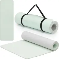 Springos ACTIGET Yogamatte, Fitnessübung, rutschfest, 183x61 cm, Pilates-Matratze, Mint