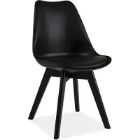 Feldmann-Wohnen Esszimmerstuhl Küchenstuhl Set Kris II schwarz 6er Set
