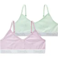 Bench Bustier ., Jungen, Gr. 170/176, N-Gr, flieder, mint, Jersey, Obermaterial: 92% Baumwolle, 8% Elasthan, unifarben, Basic, körpernah, BHs Bustier, Bündchen mit Logoschriftzug, verstellbare Träger