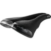 Selle Royal Selle Italia S5 Superflow, Fahrradsattel, Straßenrennen, Unisex, Schwarz, Muster, Halbrund