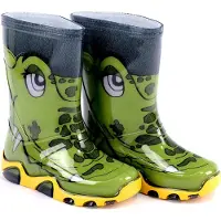 Demar Kinder Gummistiefel Regenstiefel reflektierend Stormer Krokodil Tiermotiv 30/31