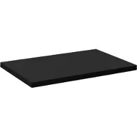 Lomadox Waschtischplatte 60 cm, schwarz, NEWPORT-56-BLACK
