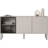 Mirjan 24 Kommode Domi 150 3D mit drei Drehtüren (Farbe: Cashmere)