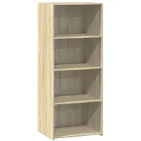 Syfax Highboard Sonoma-Eiche 50x41x124 cm Holzwerkstoff