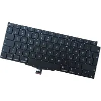 Trade-Shop Laptop Notebook Tastatur Keyboard Deutsch QWERTZ kompatibel mit Apple MacBook Air 13" A2337 EMC 3598 Serie / Schwarz, ohne Rahmen