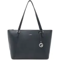 L.credi Schultertasche Michaela Shopper Marine dunkelblau