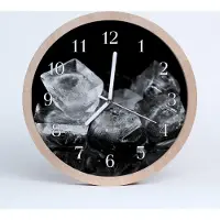 Tulup Holzuhr 20fi cm wanduhr - Eiswürfel Wohnzimmer