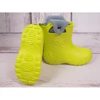 Camminare Holínky gumáčky sněhule žabka limetkové zateplené vyjímatelnou vložkou