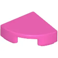 LEGO 1x1 Fliesen Rundecke 25269 - 250 Stück Dunkles Pink