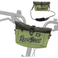 RockBros Lenkertasche Erweiterbar Robuste Multifunktionale Fahrradtasche 1,8-2,7L für Flatrad und Brompton