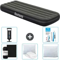 Bestway Luftmatratze – 1 Person – 76 x 185 x 25 cm – Grün – im Lieferumfang enthalten Zubehör