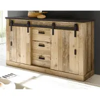 Furn.Design Büro Kommode "Stove" Used Wood Sideboard 162 x 91 cm