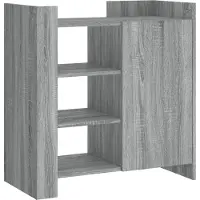 Syfax Sideboard Grau Sonoma 73,5x35x75 cm Holzwerkstoff