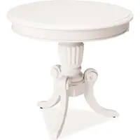 Feldmann-Wohnen Couchtisch Wohnzimmertisch Nevada 60x60x55cm weiß Jugendstil