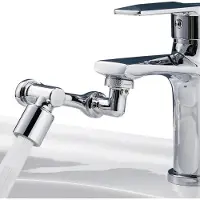 Markenlos Verlängerungsstück Wasserhahn 1080 Grad drehbar - multifunktionales Wasserhahnaufsatzstück für Badezimmer und Küche