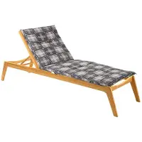 Mountfield Gestepptes Liegekissen Cross aus 100% Baumwolle beidseitig verwendbar 195x60x7 cm