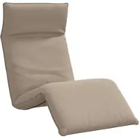 Syfax Sonnenliege Klappbar Taupe 175x54x8,5 cm Oxford-Gewebe