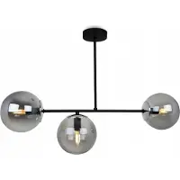 Light11 HOME Elegante Hängelampe Loft Stil – Deckenleuchte Kronleuchter mit Glas Kugeln im Glamour Design