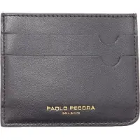 Paolo Pecora 9666AI portacarte di credito uomo man leather card holder black