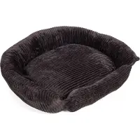 Wallace & Jones Hundebett Cordo · schwarz · M · ca. 115 x 100 x 20 cm