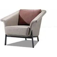 Xl Moebel Gmbh Grauer Einsitzer Designer Fernsehsessel Wohnzimmer Ledersessel 1-Sitzer