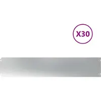 Syfax Rasenkanten 30 Stk. 20x103 cm Verzinkter Stahl
