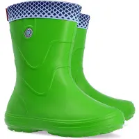 Demar Gummistiefel VIBES Regenstiefel Garten Arbeitsschuhe EVA gefüttert Grün 38/39